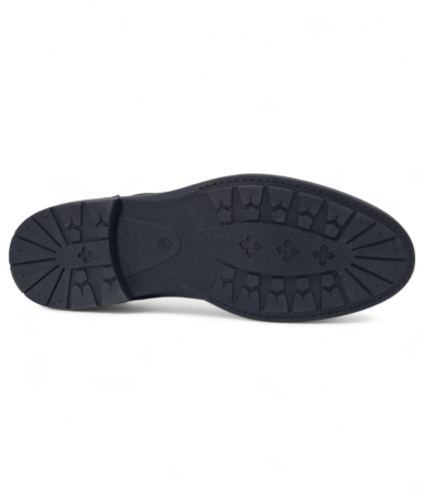 Ghete Bărbați Elegante Din Piele Naturală De Culoare Neagră 50139 [6]