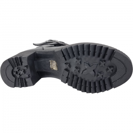 Ghete Damă Casual Din Piele Naturală Neagră 8556 [2]