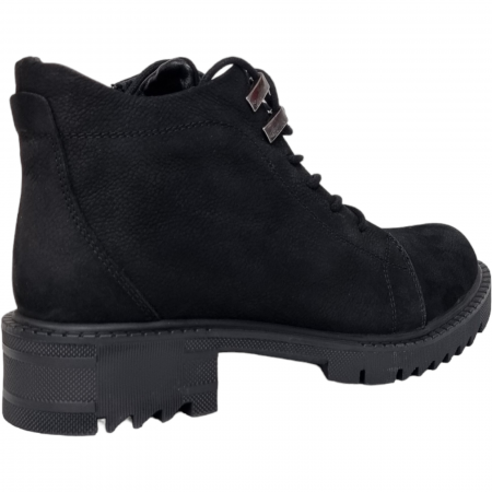 Ghete Damă Casual Din Piele Naturală Neagră 8561 [4]