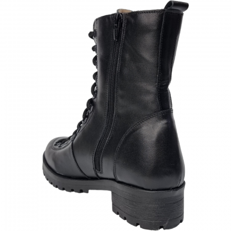 Ghete Damă Casual Din Piele Naturală Neagră 8584 [3]