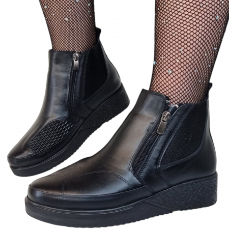 Ghete Damă Casual Din Piele Naturală 8685 [1]