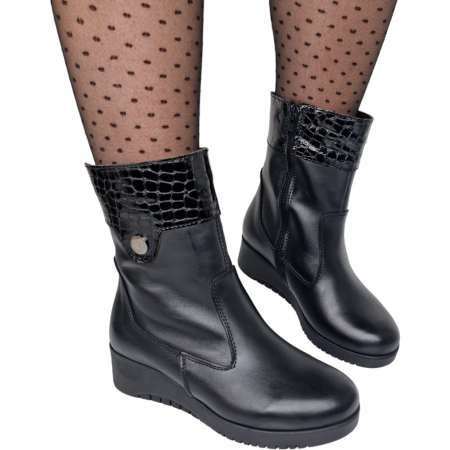 Ghete Damă Casual Din Piele Naturală 8696 [2]