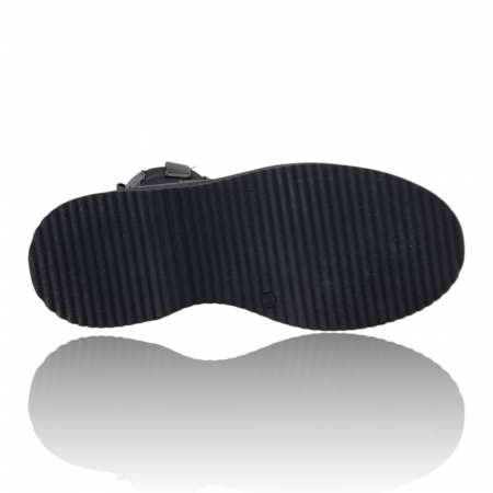 Ghete Damă Casual Din Piele Naturală Neagră 8777 [10]