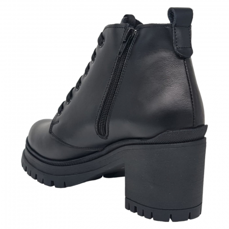 Ghete Damă Casual Din Piele Naturală Neagra 8530 [4]