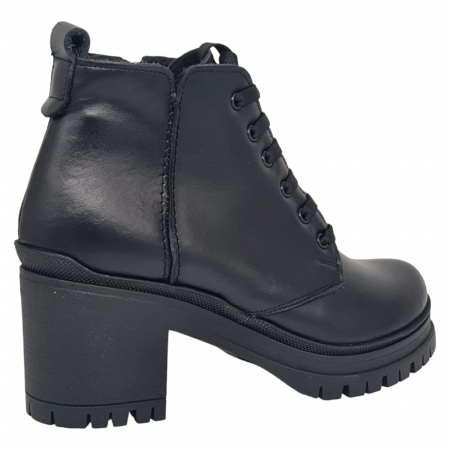 Ghete Damă Casual Din Piele Naturală Neagra 8530 [3]