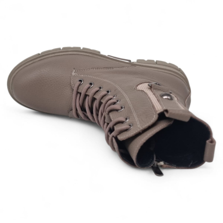 Ghete Damă Casual Din Piele Naturală Bej 30317 [6]