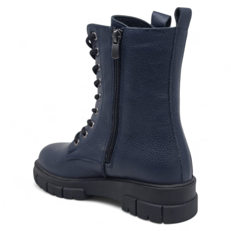 Ghete Damă Casual Din Piele Naturală Blue 30370 [5]