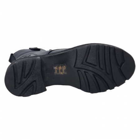 Ghete Damă Casual Din Piele Naturală Blue 30166 [4]