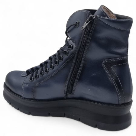 Ghete Damă Casual Din Piele Naturală Blue 30264 [4]