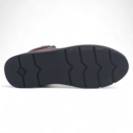 Ghete Damă Casual Din Piele Naturală Bordo 30325 [6]