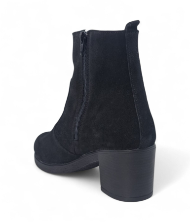 Ghete Damă Casual Din Piele Naturală Neagră Vel 30403 [2]