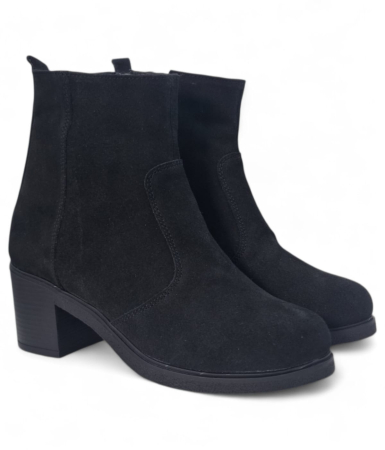 Ghete Damă Casual Din Piele Naturală Neagră Vel 30403 [3]