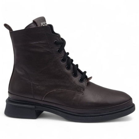 Femei - Ghete Damă Casual Din Piele Naturală   Kafe  8806