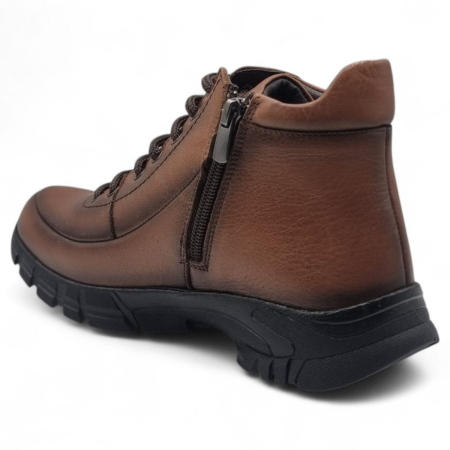 Ghete Damă Casual Din Piele Naturală Maro 30259 [3]