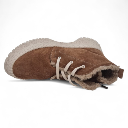 Ghete Damă Casual Din Piele Naturală Maro Vel 30327 [5]