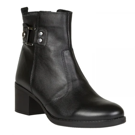 Ghete ,Botine ,Cizme - ghete-dama-casual-din-piele-naturala-neagra-30117-555260