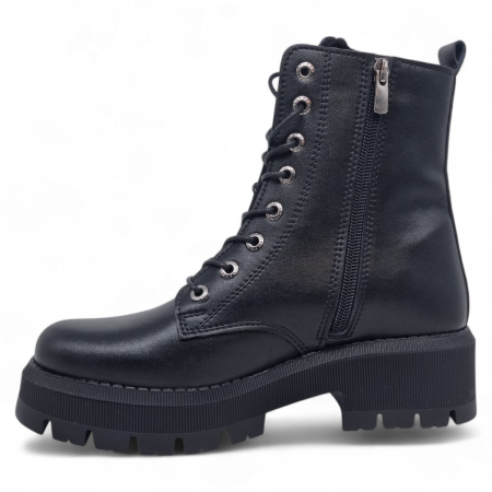 Ghete Damă Casual Din Piele Naturală Neagra 30245 [2]