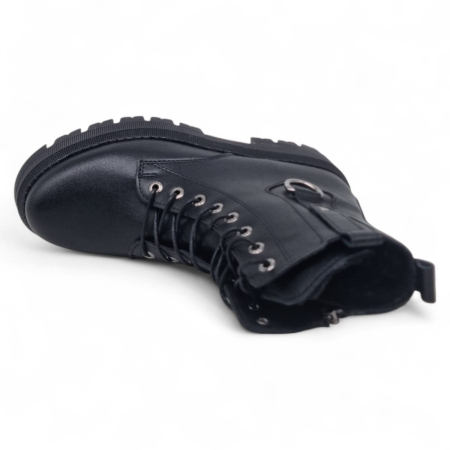 Ghete Damă Casual Din Piele Naturală Neagra 30245 [3]