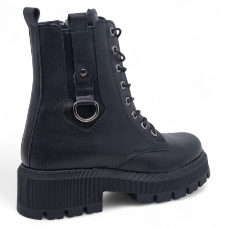 Ghete Damă Casual Din Piele Naturală Neagra 30245 [5]