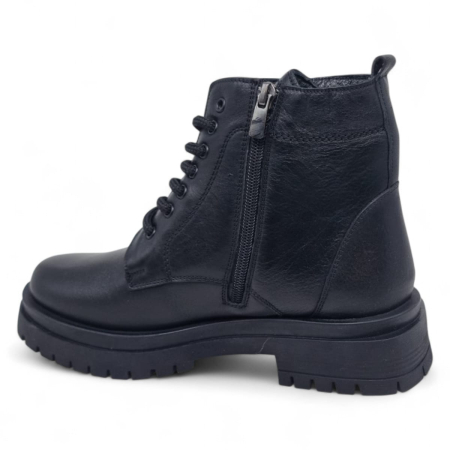 Ghete Damă Casual Din Piele Naturală Neagra 30250 [3]