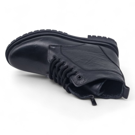 Ghete Damă Casual Din Piele Naturală Neagra 30250 [4]