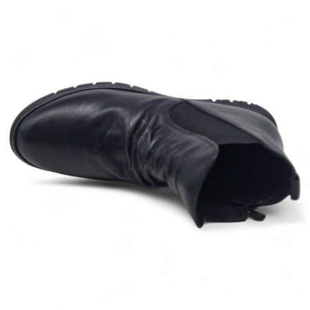 Ghete Damă Casual Din Piele Naturală Neagră 30405 [4]