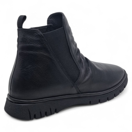 Ghete Damă Casual Din Piele Naturală Neagră 30405 [3]