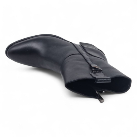 Ghete Damă Casual Din Piele Naturală Neagră  30410 [5]