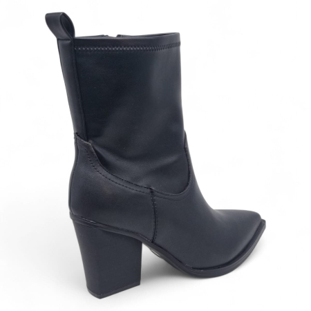 Ghete Damă Casual Din Piele Naturală Neagră 30413 [2]