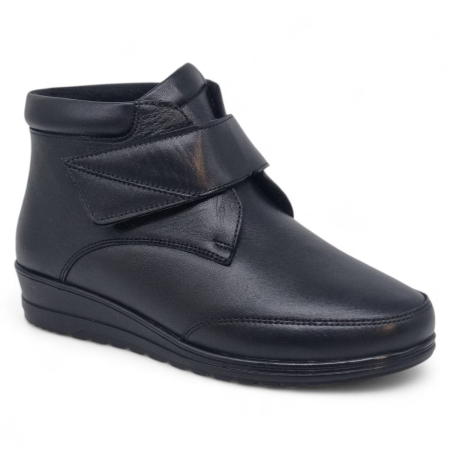 Ghete Damă Casual Din Piele Naturală Neagră 30415 [1]