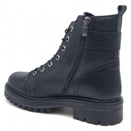 Ghete Damă Casual Din Piele Naturală Neagră 30416 [5]