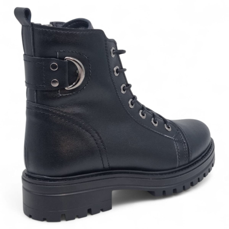 Ghete Damă Casual Din Piele Naturală Neagră 30416 [2]