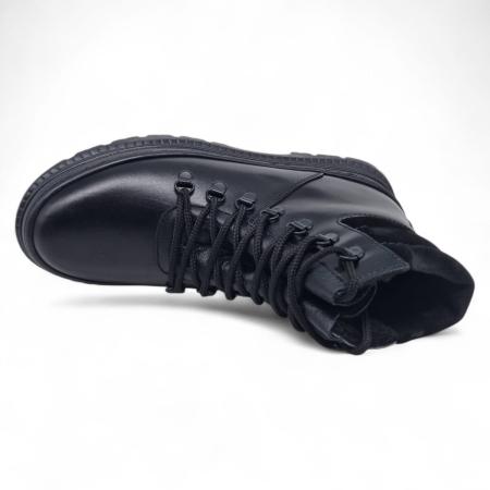 Ghete Damă Casual Din Piele Naturală Neagră 30417 [6]