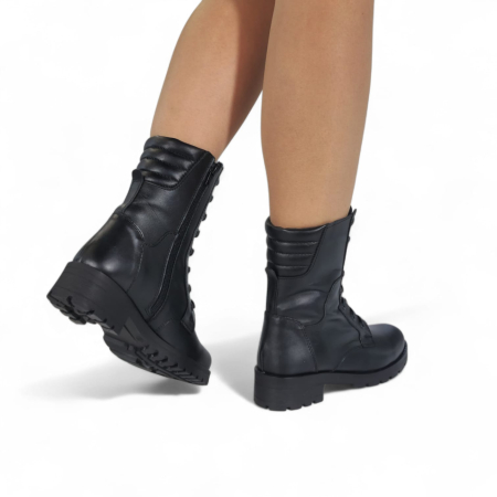 Ghete Damă Casual Din Piele Naturală Neagra  30442 [3]