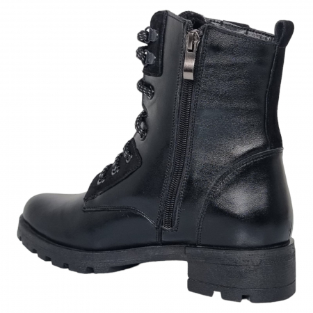 Ghete Damă Casual Din Piele Naturală Neagră 30167 [8]