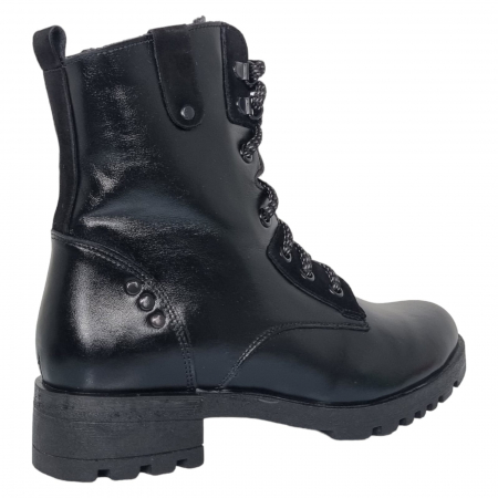 Ghete Damă Casual Din Piele Naturală Neagră 30167 [7]
