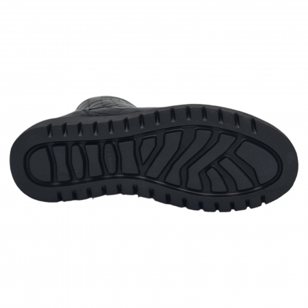 Ghete Damă Casual Din Piele Naturală Neagră 8576 [3]