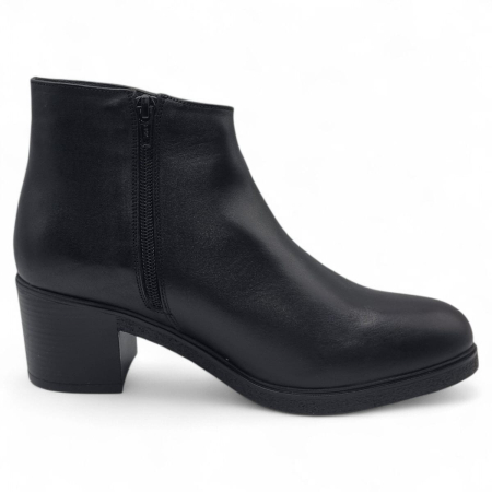 Ghete Damă Casual Din Piele Naturală Neagra 30223 [3]