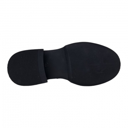 Ghete Damă Casual Din Piele Naturală Neagră 8609 [4]