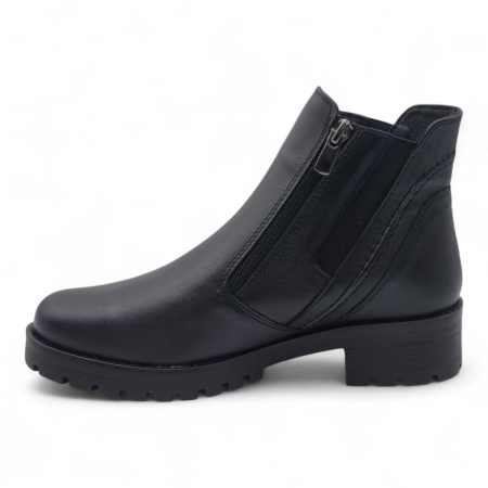 Ghete Damă Casual Din Piele Naturală Neagra 30239 [3]