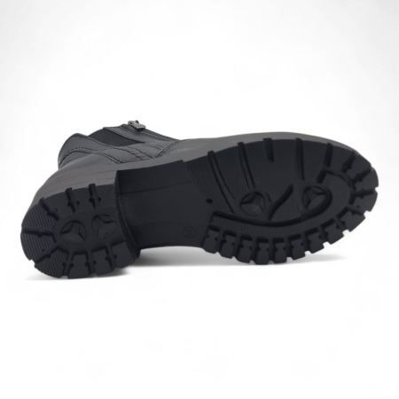 Ghete Damă Casual Din Piele Naturală Neagra 30239 [5]