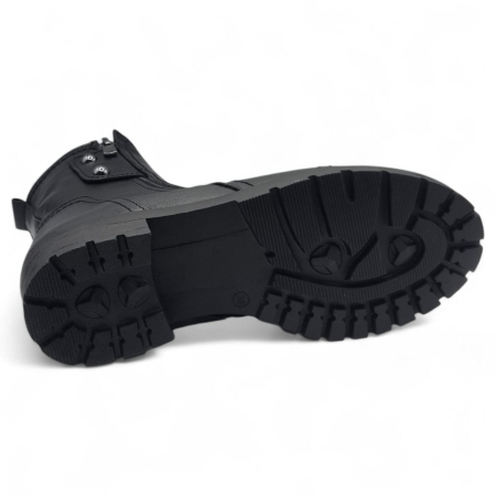 Ghete Damă Casual Din Piele Naturală Neagra 30248 [5]