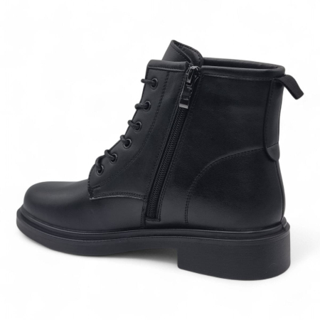 Ghete Damă Casual Din Piele Naturală Neagră 30379 [3]