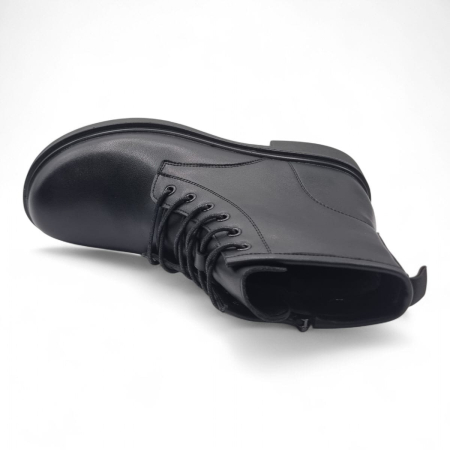 Ghete Damă Casual Din Piele Naturală Neagră 30379 [5]