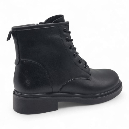 Ghete Damă Casual Din Piele Naturală Neagră 30379 [2]