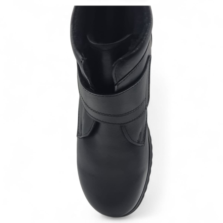 Ghete Damă Casual Din Piele Naturală Neagră 30390 [7]