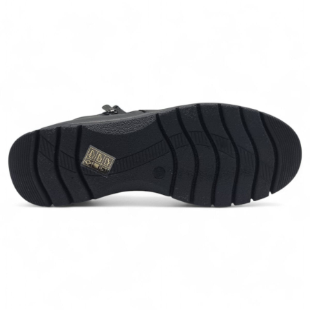 Ghete Damă Casual Din Piele Naturală Neagră 30396 [5]