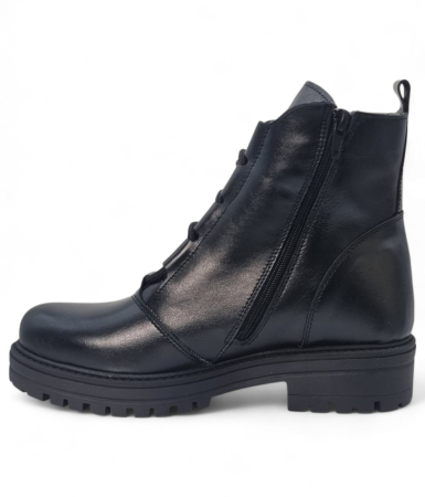 Ghete Damă Casual Din Piele Naturală Neagră  30404 [4]