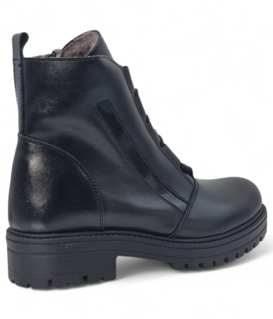 Ghete Damă Casual Din Piele Naturală Neagră  30404 [3]