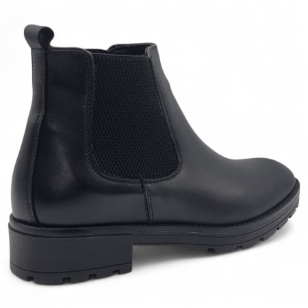 Ghete Damă Casual Din Piele Naturală Negru 30358 [3]